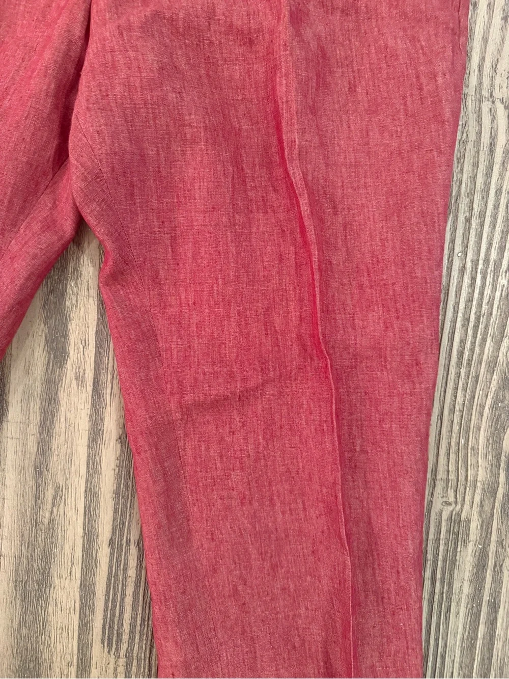 Brooks Brothers Classic Red Linen Flat Front Pants 40x30